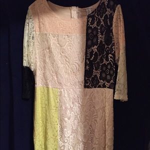 Bar III Color-blocked Dress
